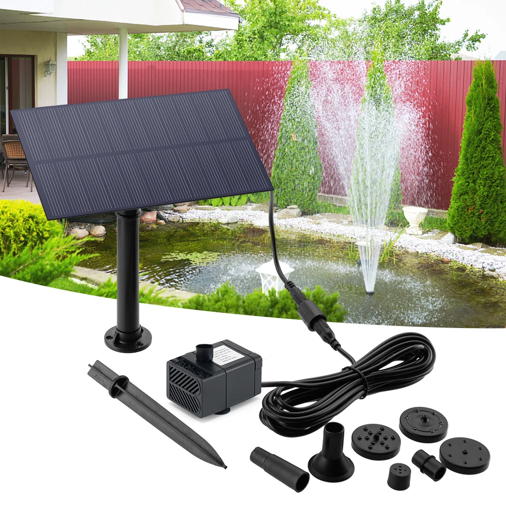 Solar Water Fountain Pump With Stake For Garden And Fish Tank Decor Solar Water Fountain Pump With Stake For Garden And Fish Tank Decor