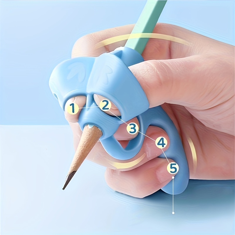 Handwriting Practice Aid Silicone Pen Grip Correct...