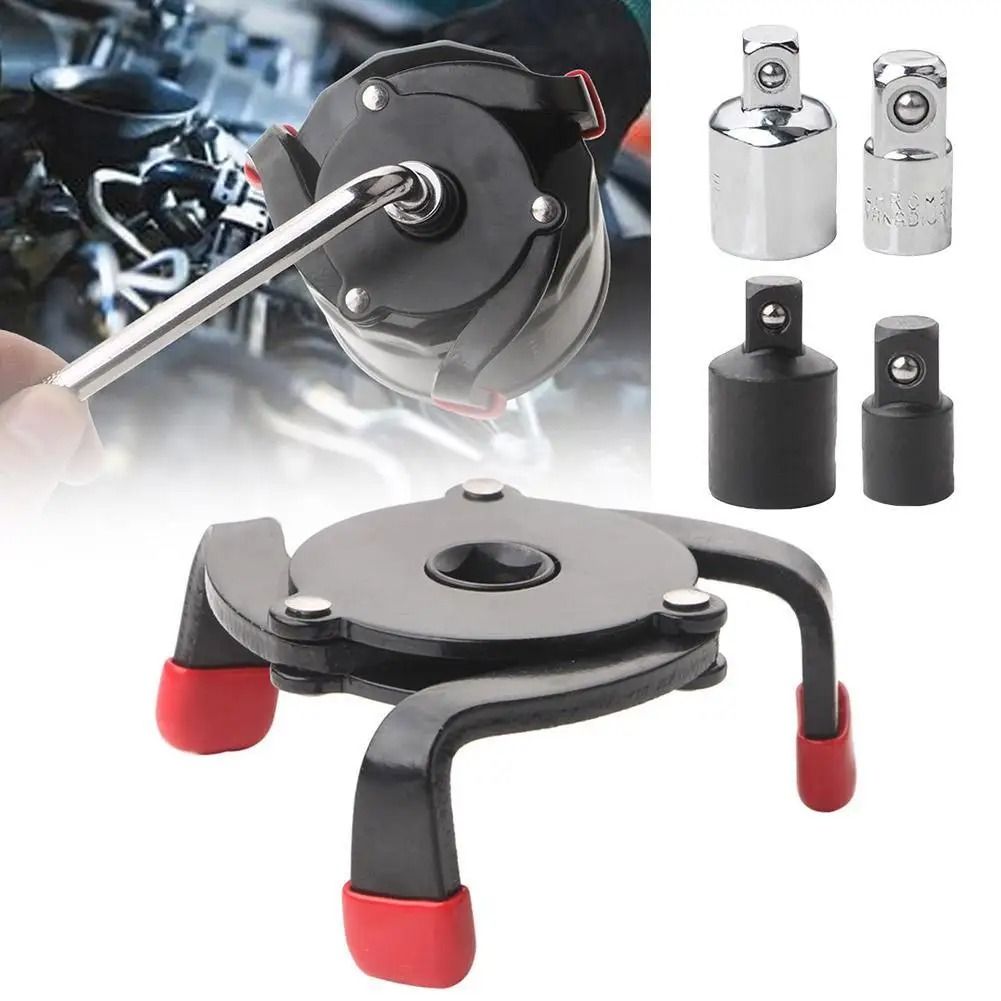 Universal 3 Jaw Oil Filter Remover Adjustable Oil Filter Wrench Tool filter Wrench