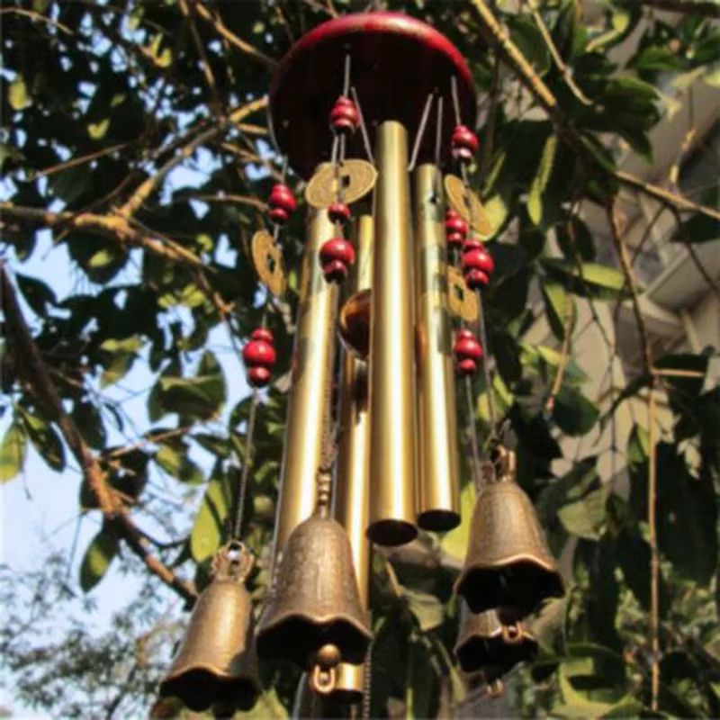 Large Outdoor Wind Chime Tubes Metal Bells Garden & Home Hanging Decor Large Outdoor Wind Chime Tubes Metal Bells Garden & Home Hanging Decor