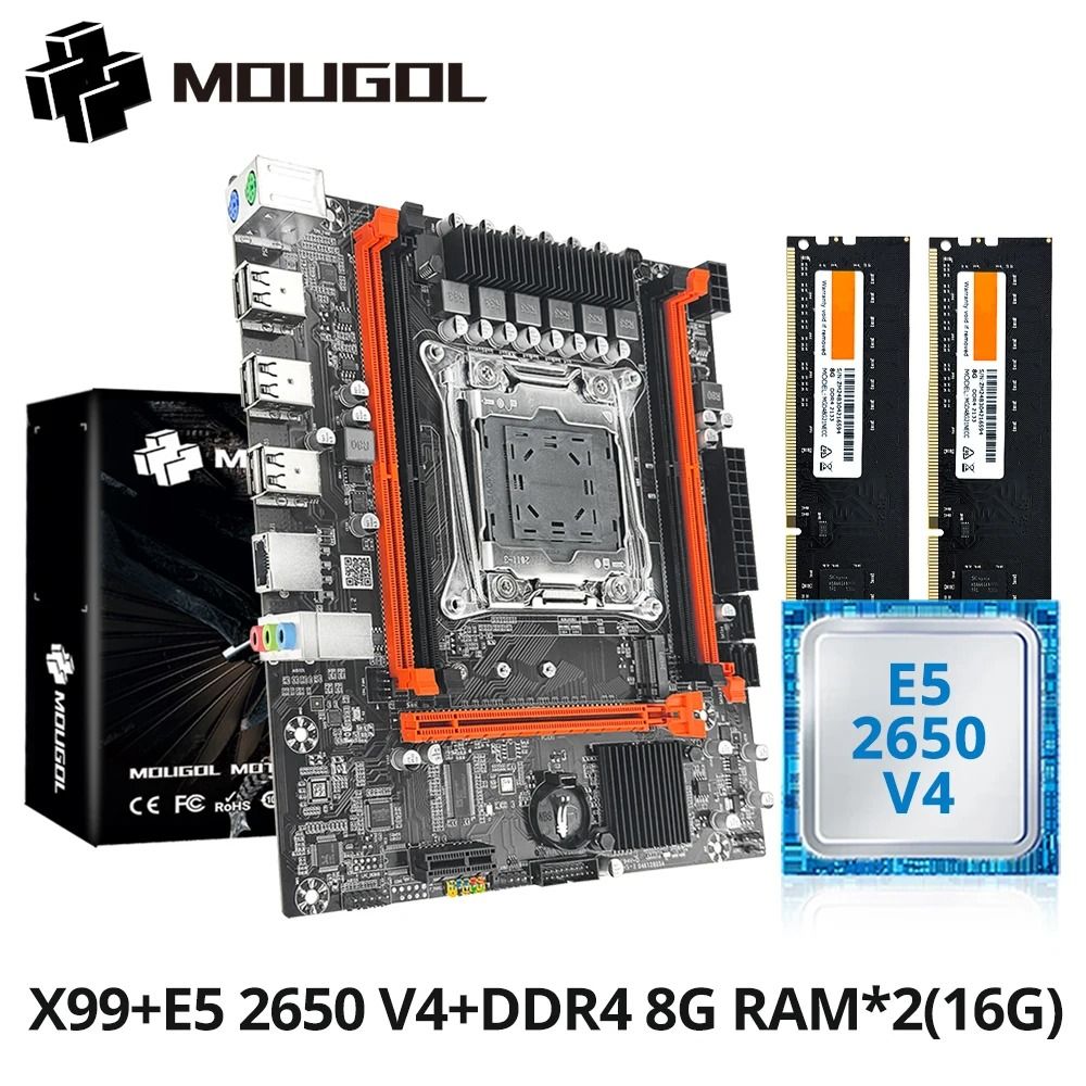 X99 Gaming Motherboard Kit | High Performance Xeon E5 2650 V4 Bundle motherboard+cpu