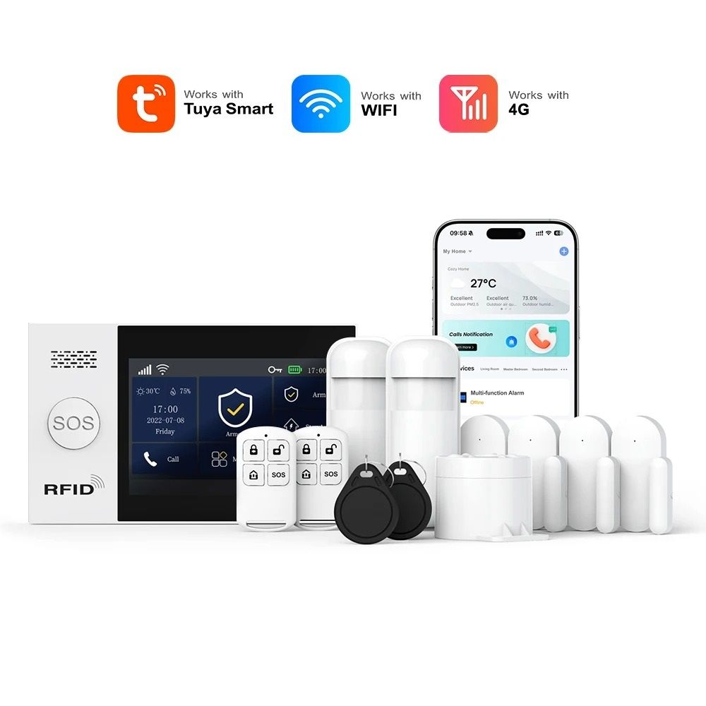 Smart 4.3 Inch HD Touch Security Command Center b