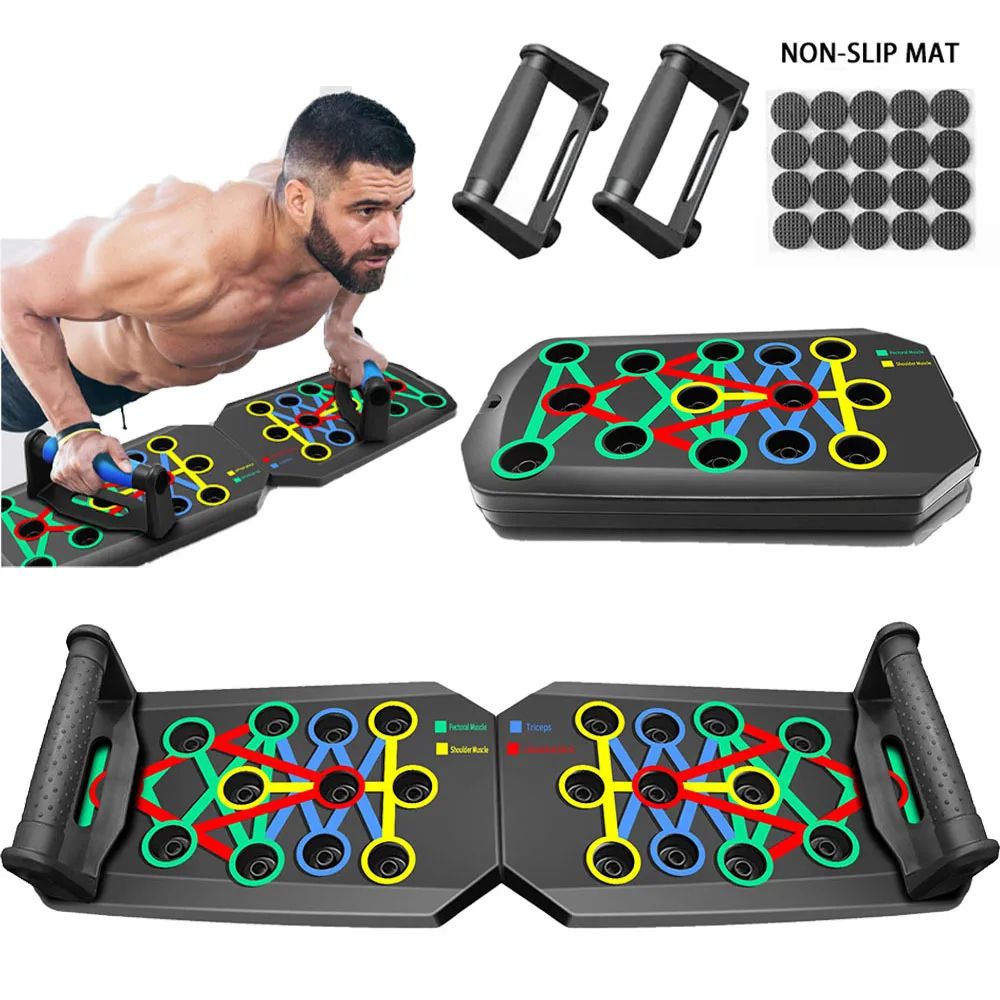 PowerForm Pro Training Board Push Up Board With Handles For Full Body Home Workouts new Fitness Board
