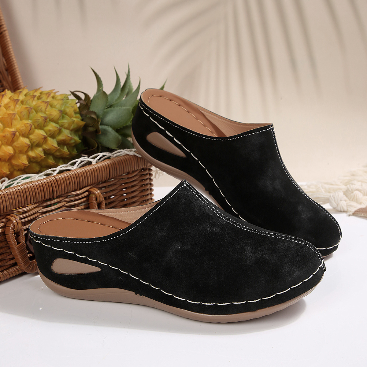 Summer Women Slippers, Beach Designer Shoes, Casual Platform Sandals For Women blue 43