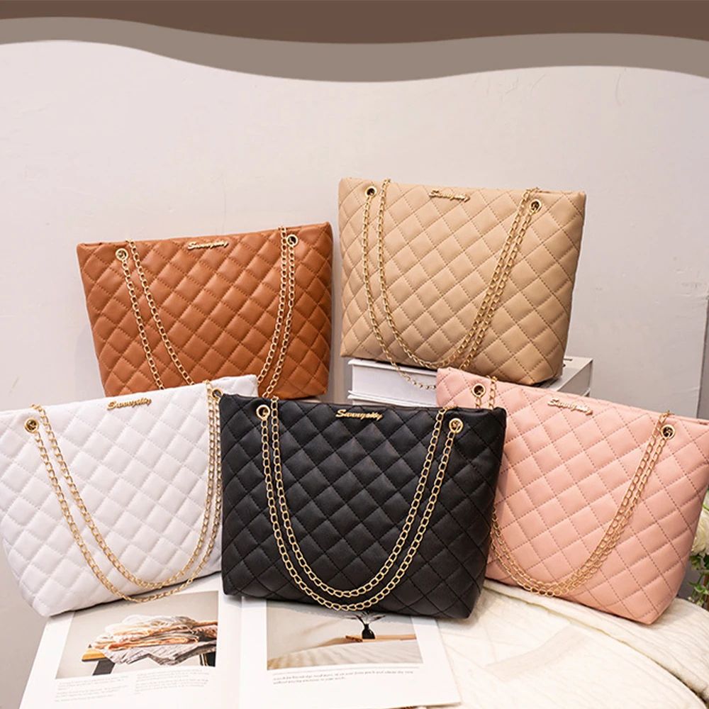 Women PU Leather Shoulder & Crossbody Bag pink