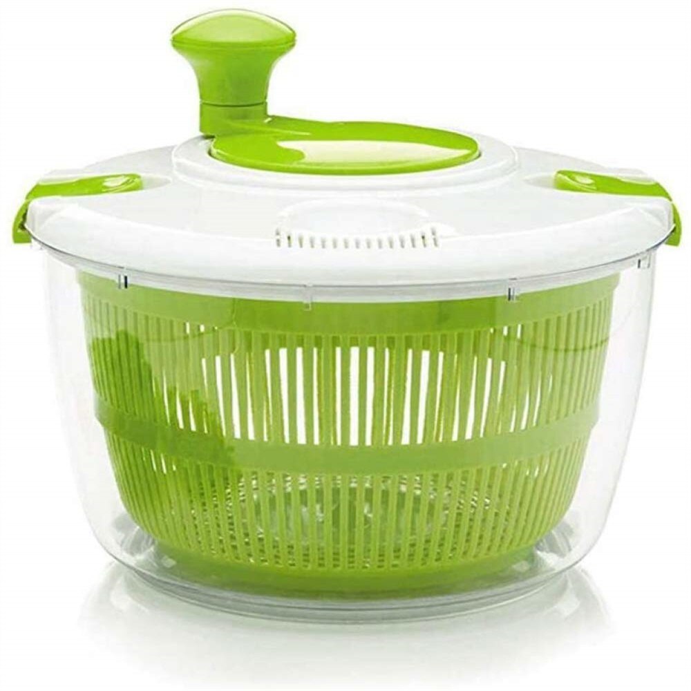 Manual Salad Spinner Dryer Quick Drying Multifunction Vegetable Food Dehydrator Household Kitchen Essential Manual Salad Spinner Dryer Quick Drying Multifunction Vegetable Food Dehydrator Household Kitchen Essential