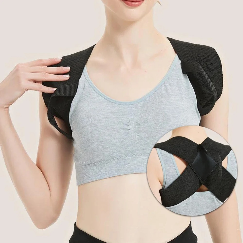 Open Shoulder Spine Support Belt, Adjustable Adult Corrective Clavicle And Humpback Prevention xl