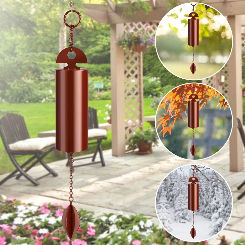 Serenity Bell Heroic Windchime, Large Deep Resonance Outdoor Yard Decoration, High Quality Metal Bell For Home, Garden Serenity Bell Heroic Windchime, Large Deep Resonance Outdoor Yard Decoration, High Quality Metal Bell For Home, Garden