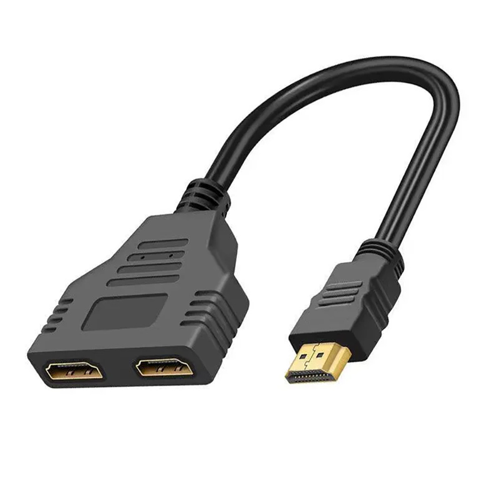 HD HDMI Splitter Out Cable Adapter For Laptop TV Box Monitor Male To Female HD HDMI Splitter Out Cable Adapter For Laptop TV Box Monitor Male To Female