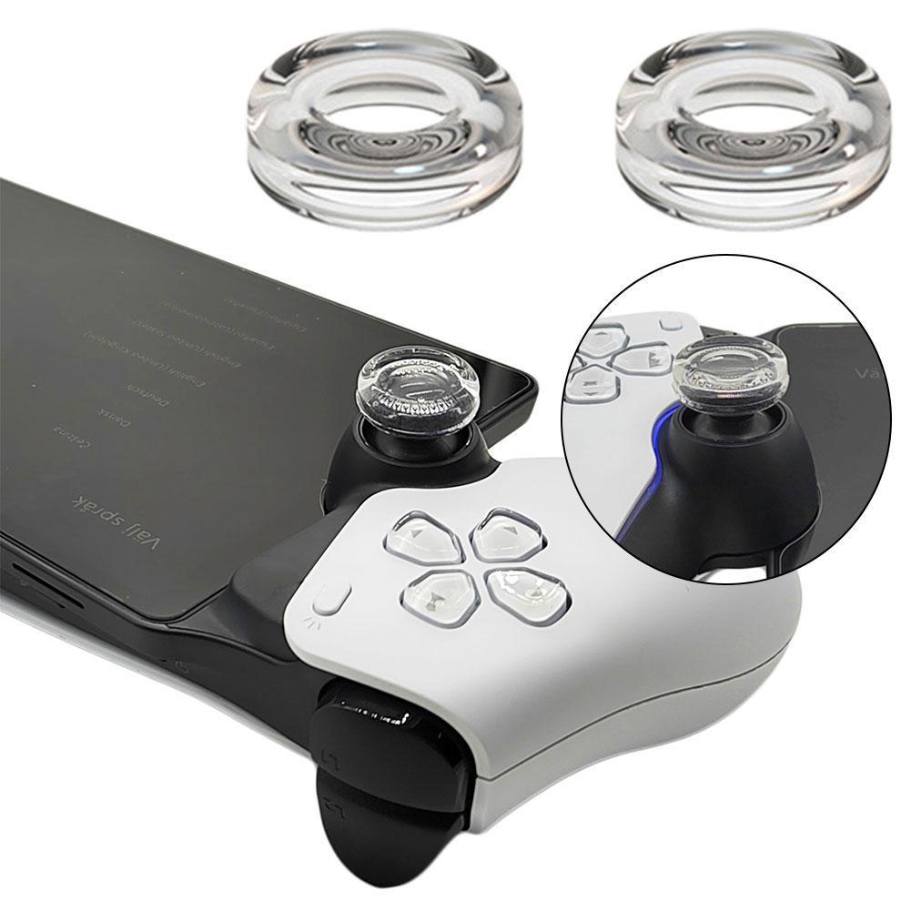 Rocker Cap For PlayStation Portal Transparent Liquid Silicone Joystick Analog Cover For PS Portal Handheld Accessories Rocker Cap For PlayStation Portal Transparent Liquid Silicone Joystick Analog Cover For PS Portal Handheld Accessories