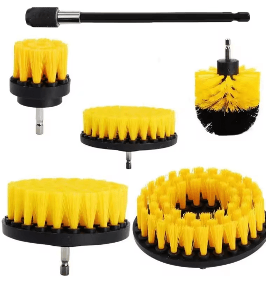 Electric Drill Brush Scrubber Set For Bathroom And Household Deep Cleaning 3.5inch