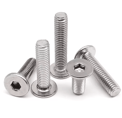 Ultra Thin 304 Stainless Steel Hex Socket Screws A2 70 Flat Wafer Allen Bolts (M1.6M8) 18mm m8 5pcs