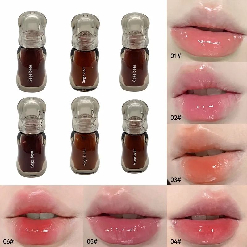 Gege Bear Crystal Gloss Lip Tint Hydrating Mirror Shine Finish 05