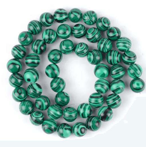 Natural Round Gemstone Spacer Beads For DIY Jewelry Tiger Eye, Amazonite, Lava & More green Malachite 4mm 88 To 91pcs
