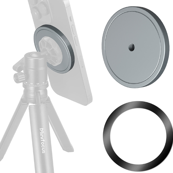 Mount For MagSafe, Magnetic Tripod Adapter For IPhone Max Mini, Compact And Lightweight Case Cover Mount For MagSafe, Magnetic Tripod Adapter For IPhone Max Mini, Compact And Lightweight Case Cover