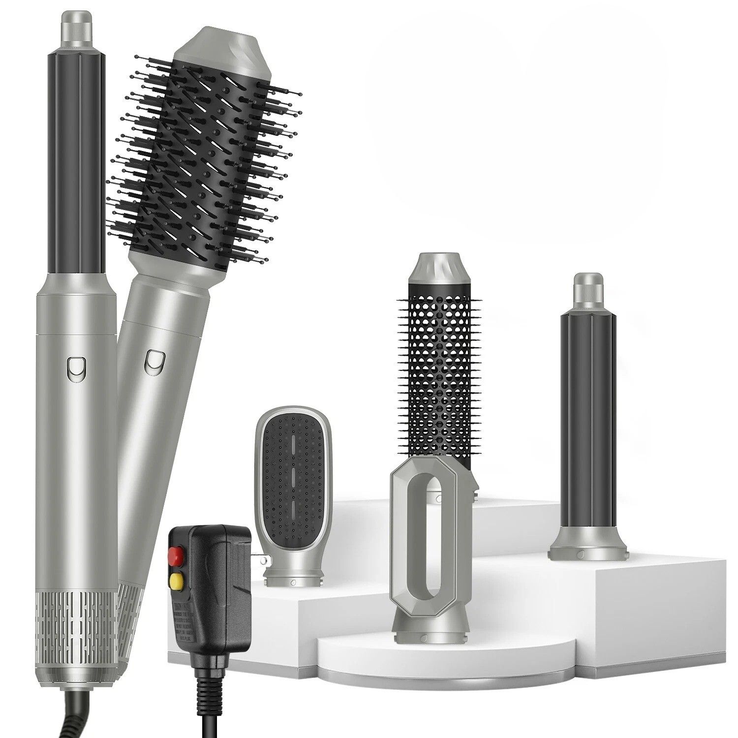 Hair Dryer Brush, Volumizer Curler, Automatic Wrap Style Straightener, Styling Tool, Fast Drying For All Hair Types Hair Dryer Brush, Volumizer Curler, Automatic Wrap Style Straightener, Styling Tool, Fast Drying For All Hair Types