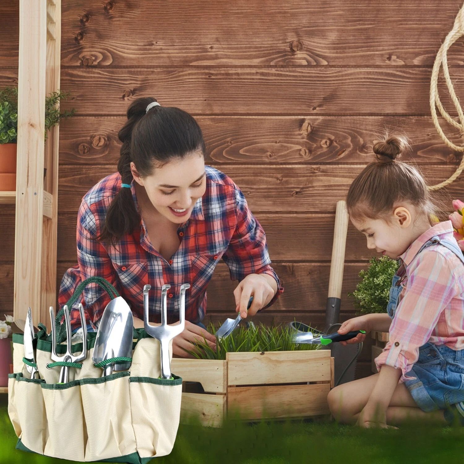 Gardening Hand Tools, Garden Tool Kit Aluminum Alloy, Durable Plant Gardening Tools Gardening Hand Tools, Garden Tool Kit Aluminum Alloy, Durable Plant Gardening Tools