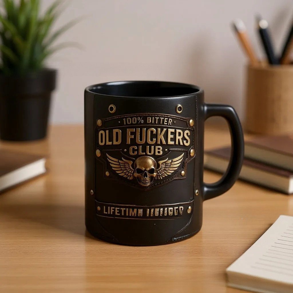 Creative And Personalized Old Guys Club Mug, Coffee Cup, Office And Home Drinking Cup, Ideal Gift Creative And Personalized Old Guys Club Mug, Coffee Cup, Office And Home Drinking Cup, Ideal Gift