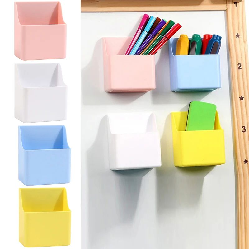 Magnetic Refrigerator Storage Organizer Box yellow