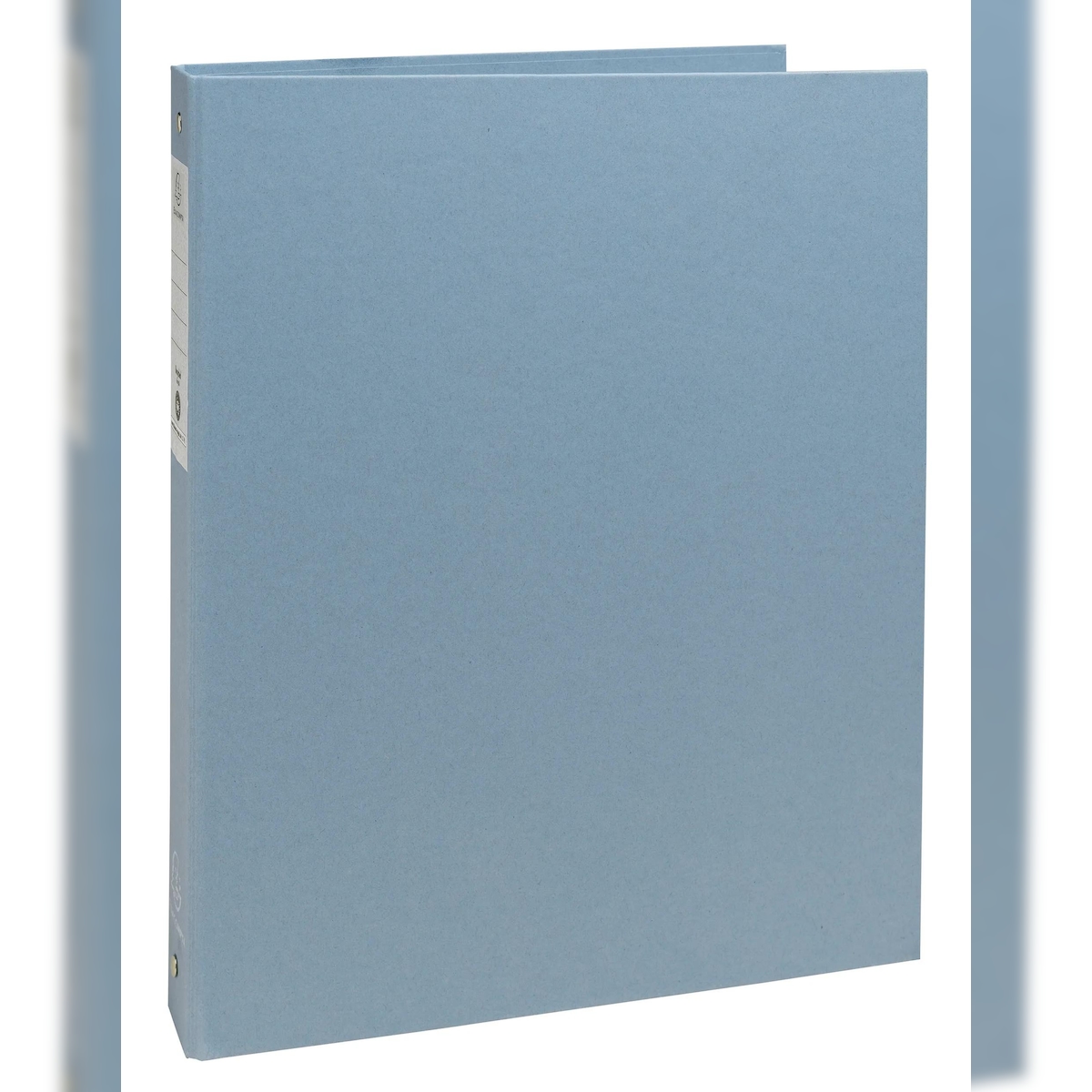 Exacompta 51232E 10x Festes Ringbuch A4, 4 Ringe 30mm, Recyclingkarton, Kollektion AutentiK Blaugrau Image
