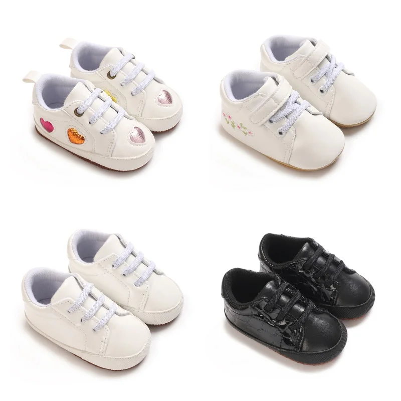 Frühlings- und Herbst-Herzform-Freizeitschuhe für Kinder, Herren und Damen, 0–18 Monate, Kinderschuhe, Schuhe mit weicher Sohle, Freizeit-Wanderschuhe
