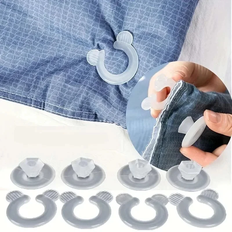 4/8/12Pcs Tröster Greifer Bett Bettdecke Donuts Quilt Abdeckungen Blatt Halter Greifer Decken Blatt Zubehör Verschluss clips Klemme Image