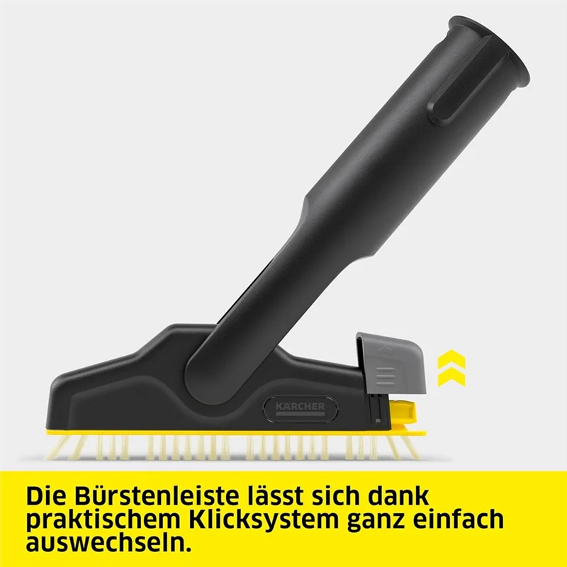 ABWM – komfortable Fugenreinigung für Karcher-Bürstenstreifen-Set – 4-teilig XXL-Fugenbürste SC1-5 Steam Mop 2.863-368.0 Dampfbürste Image