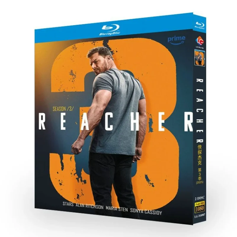 Reacher Saison 3 ‎ (2025) Disque Blu-ray