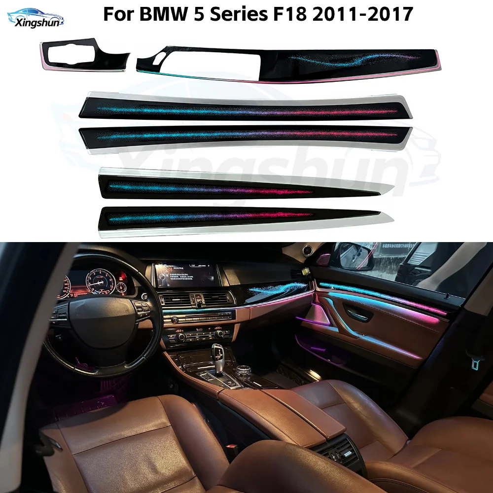 Galaxy Ambientelicht für BMW F10 F11 2011-2017 5er Serie Auto-Innenbeleuchtung LED-Upgrade Hochtöner Lautsprecher Zubehör Image