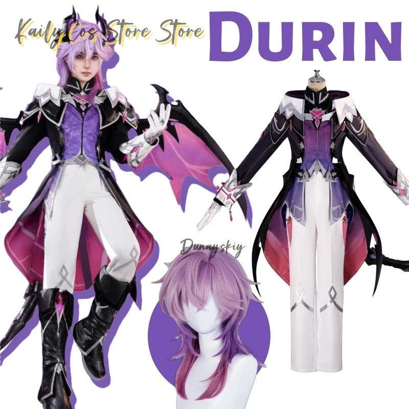 Gioco Genshin Impact Doolin Cosplay Costume da gioco anime Doolin Costume da gioco di ruolo femminile completo Parrucca per costume da festa di Halloween