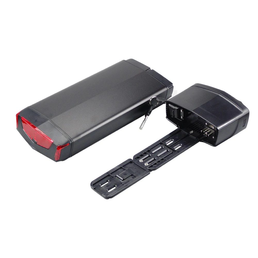 36V 13Ah 15Ah 17,5Ah Gepäckträger Lithium-Ionen-Elektro-E-Bike-Akku mit Gepäckträger 20A BMS für den Einsatz im E-Bike Image