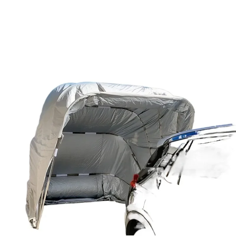 Automatischer mobiler Carport, faltbare Garage, Parkplatz, Regen- und Sonnenschutz für den Außenbereich, Plane Image