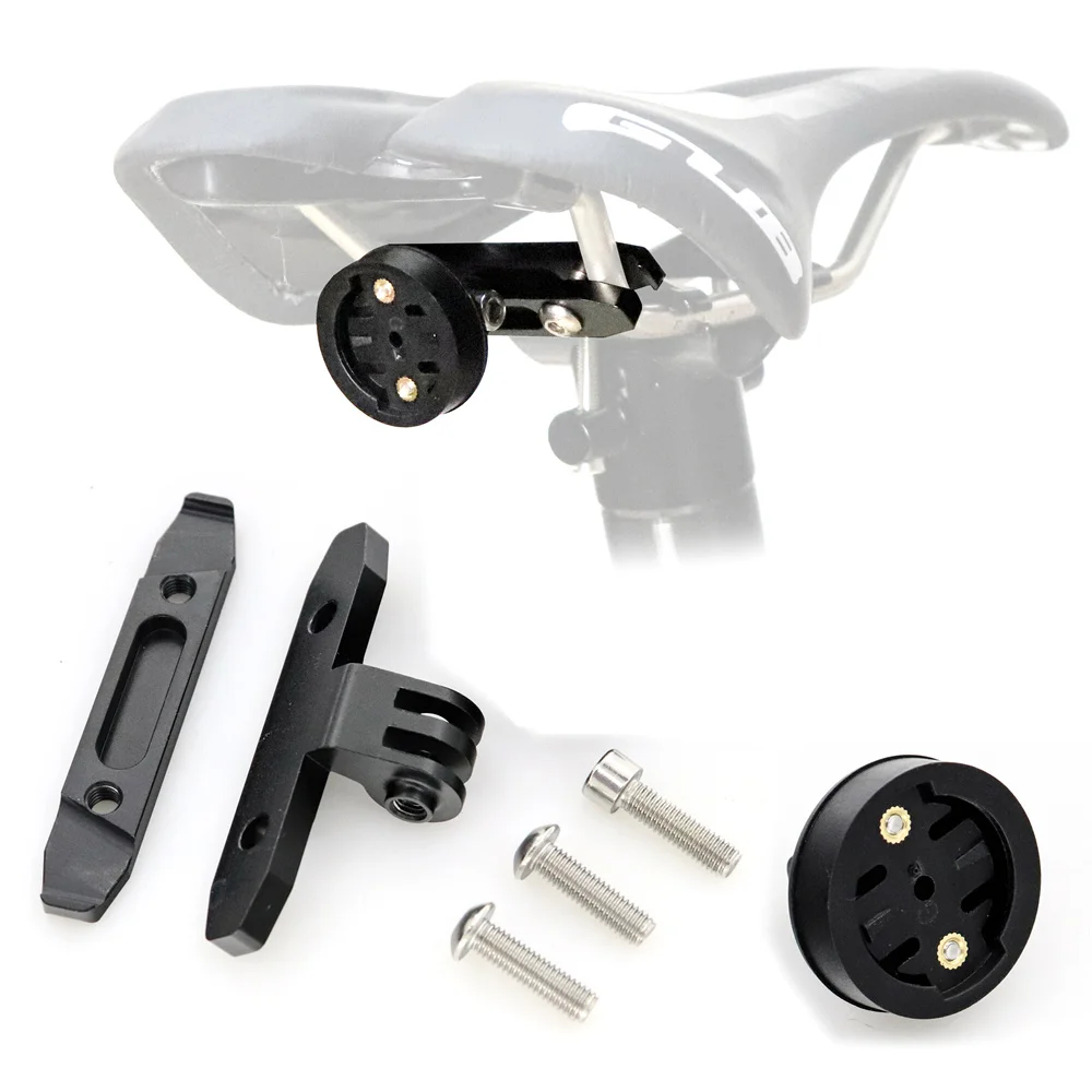 Fahrrad Sattel Schiene Sitz Lock Mount Stabilisator Aluminium Fahrrad Racing Sattel Montieren Schiene Sitz Klemme Für Gopro Hero 5 Hero4/3 +/3 Image