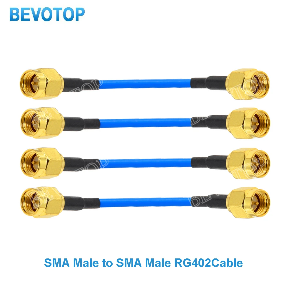 RG402 RP-SMA-Stecker auf RP-SMA-Stecker, HF-Adapterkabel, halbflexibel, RG402 Koaxial-Pigtail, 50 Ohm, Hochfrequenz-Testkabel, Jumper Image