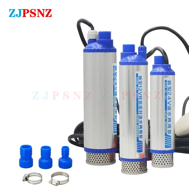 260W 12/24V Elektrische Auto Pumpe Tragbare Für Pumpen Diesel Öl Wasser Wein Transfer Pumpe Camping Angeln tauchpumpe 180W100W Image