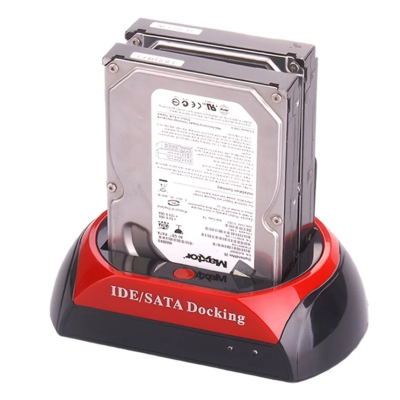 2,5 und 3,5 IDE/SATA Universal-Festplatten-Dock – serielle Dual-Disk- und Dual-Use-Ports für maximale Mobilität Image
