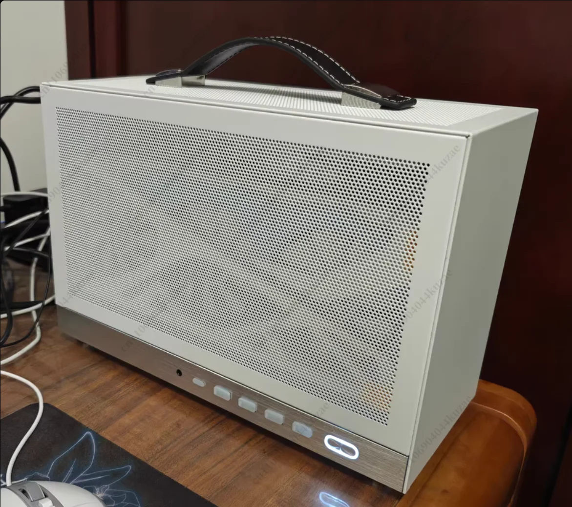 S300 Ultra-mini ITX-Gehäuse – Tragbares tragbares Mini-Desktop-Computergehäuse vom Typ C