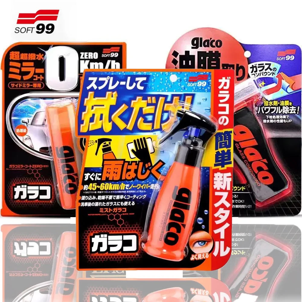 100 ml Soft99 GLACO Auto Windschutzscheibe Glas Wasser Regen Abweisend Feinen Nebel Düse Glas Hydrophobe Beschichtung Anti-regen Behandlung Image