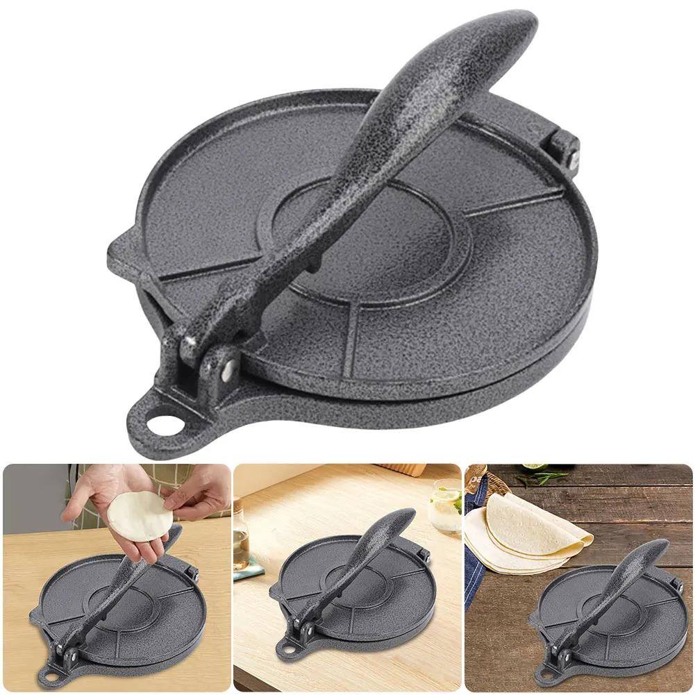 Tortilla Presse Aluminium Legierung Manuelle Knödel Wrapper Pressen Werkzeug Antihaft-Teig Presse Maker Küche Kochen Zubehör Image