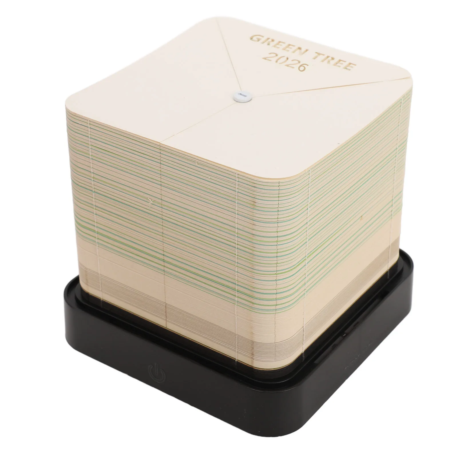 3D Notizblock Kalender 3D Notizblock Baumhaus 2026 Tischkalender Papierskulptur Notizblock für Schule und Zuhause 3D Notizblock Image