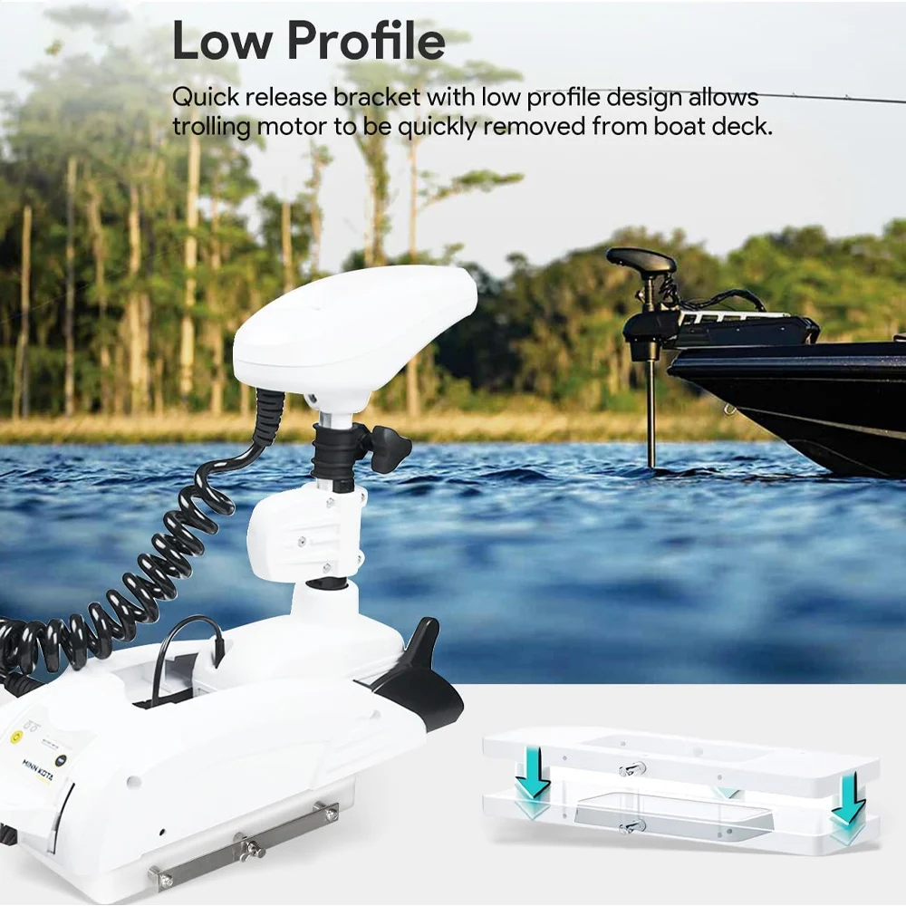 1854054 RTA-54 für Minn Kota Verbund-Schnellwechselhalterung, montierte Platte für Riptide Elektrosteuer-Trolling-Motor Terrova Image