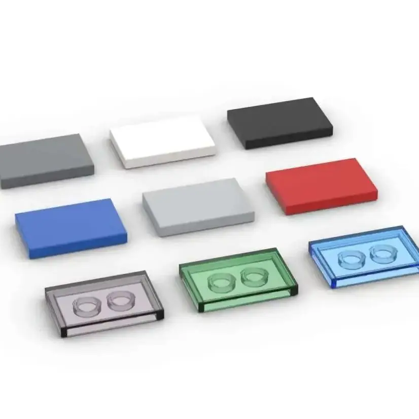 MOC 10PCS Puzzle Partikel 26603 2x3 Reifen Platte Bausteine Kit High-Tech Bord Licht Panel ziegel Spielzeug Kind Geschenk Dropshipping Image