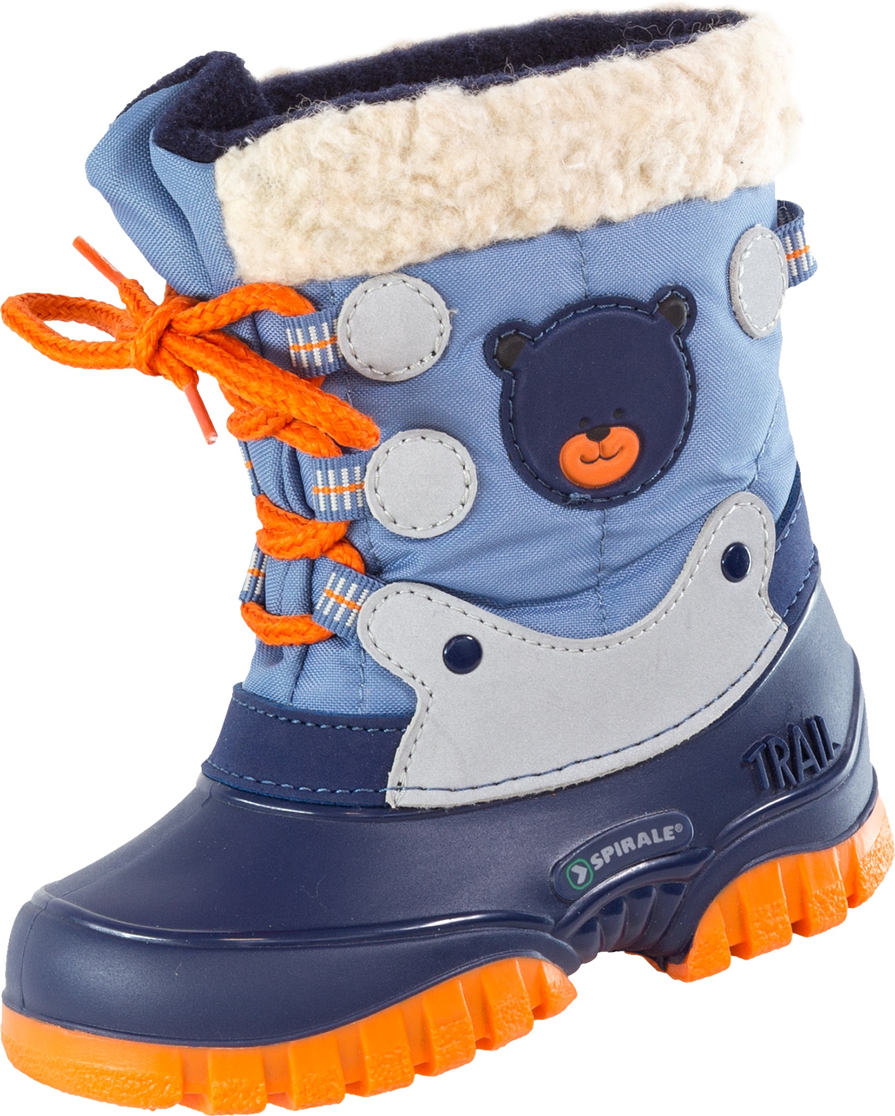 Winterstiefel SPIRALE "Winterstiefel Fabi" Gr. 26, blau (avio), 26, Schuhe, Winterstiefel