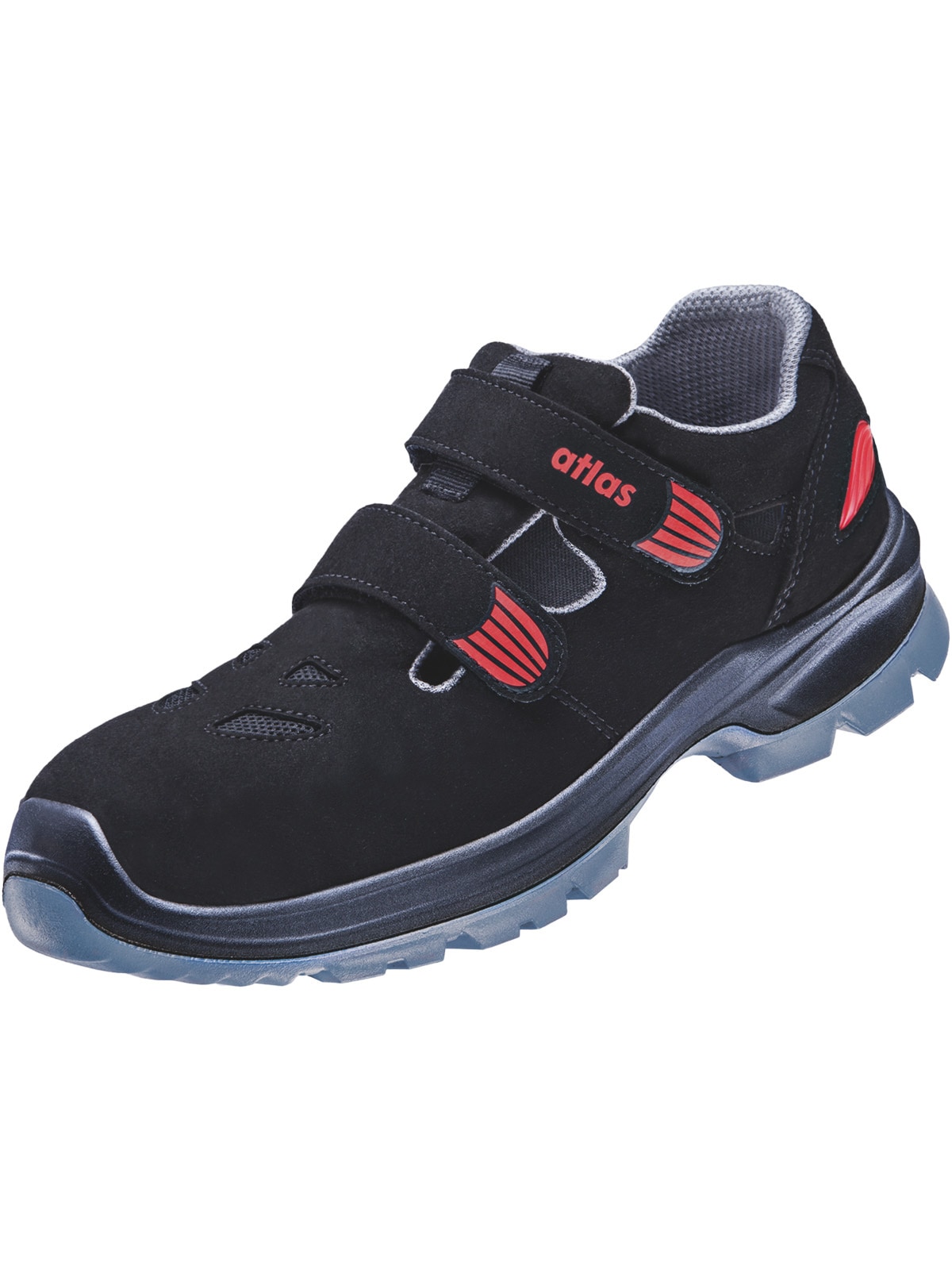 Sicherheitsschuh ATLAS SCHUHE "Sicherheitsschuhe SL 36 red ESD" Gr. 42, schwarz (schwarz, rot), 42, Schuhe