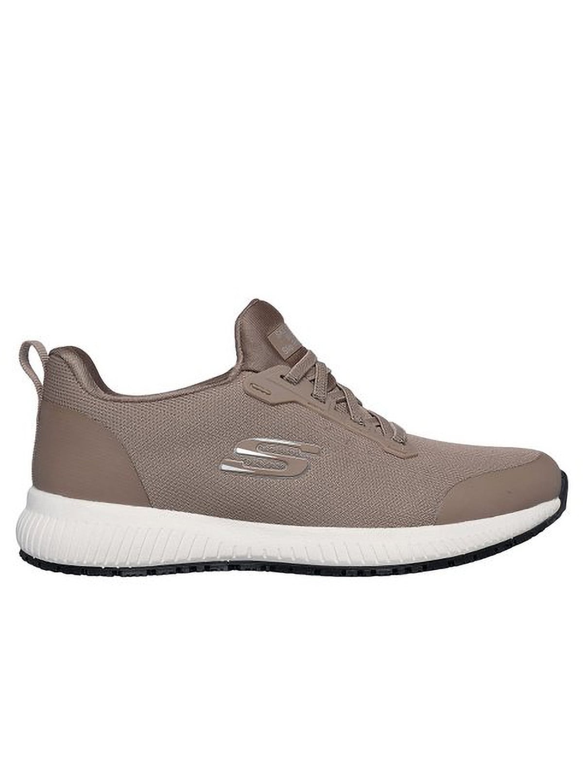 Berufsschuh SKECHERS "Berufsschuhe 200051EC-TPE Skechers Squad SR" Gr. 45, braun (taupe), 45, Obermaterial: 100% Synthetik synthetic., Schuhe