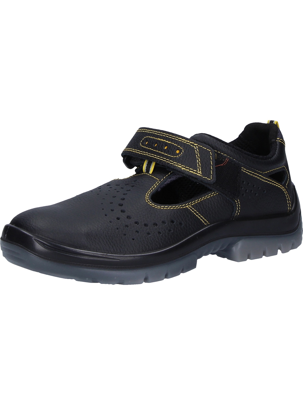 Sicherheitsschuh CANADIAN LINE "Sicherheitsschuhe Lama" Gr. 40, schwarz, 40, Obermaterial: 50% Rindsleder Leather cow. 50% Lammleder LEL., Schuhe