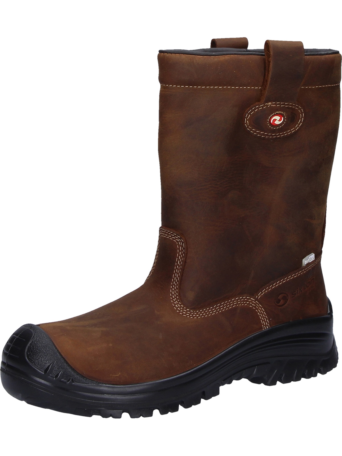 Sicherheitsstiefel SIXTON "Sicherheitsstiefel Montana" Gr. 40, braun, 40, Obermaterial: 50% Rindsleder Leather cow. 50% Lammleder LEL., Schuhe