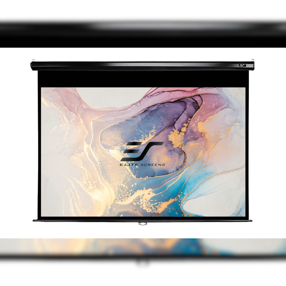 ELITE SCREENS Beamer Leinwand ,/MANUELLE ROLLOLEINWAND/84/geeignet für: Normale Projektoren Image