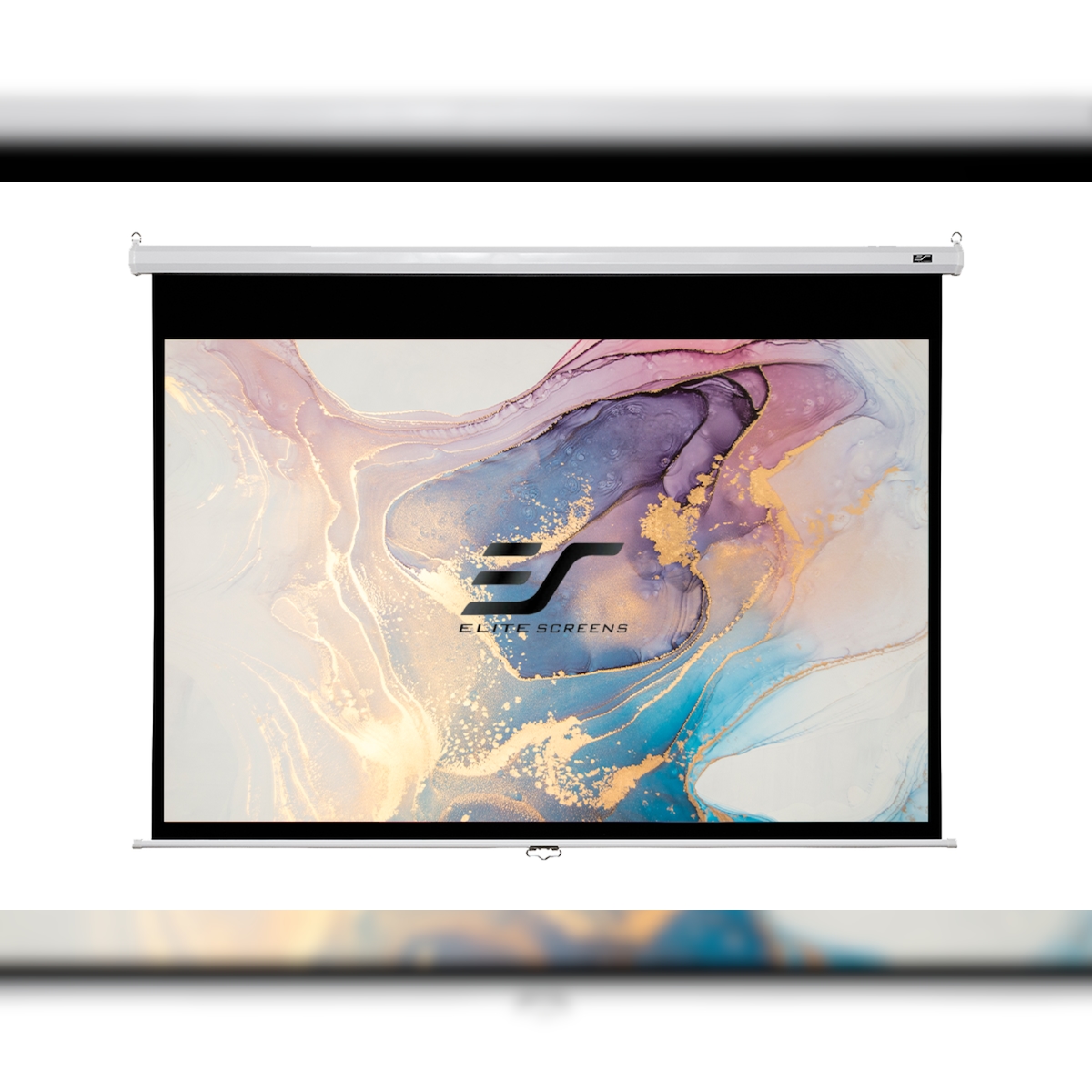 ELITE SCREENS Beamer Leinwand ,/MANUELLE ROLLOLEINWAND/136/geeignet für: Normale Projektoren Image