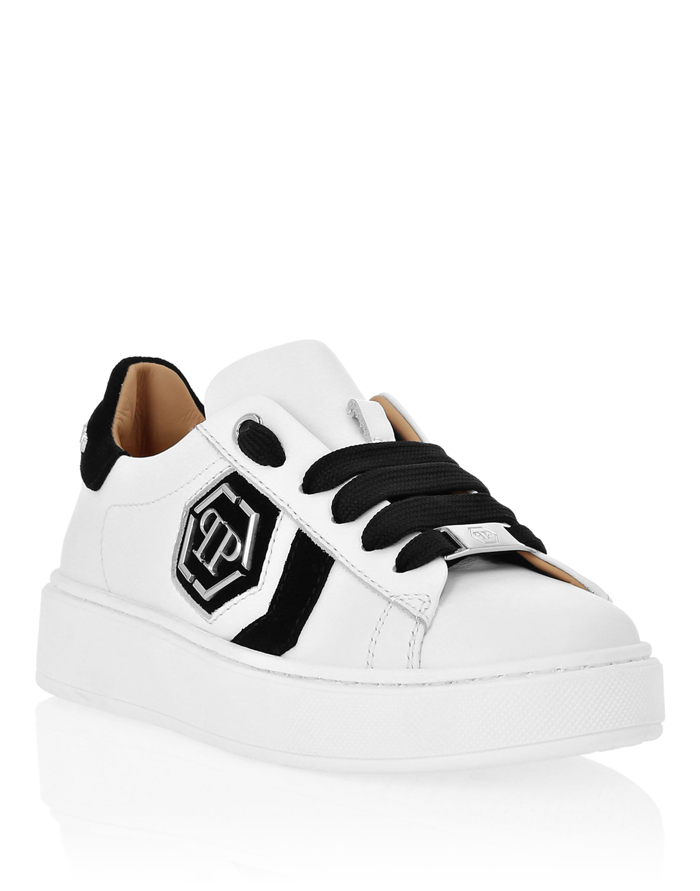 Leather Lo-Top Sneakers Hexagon EU 34